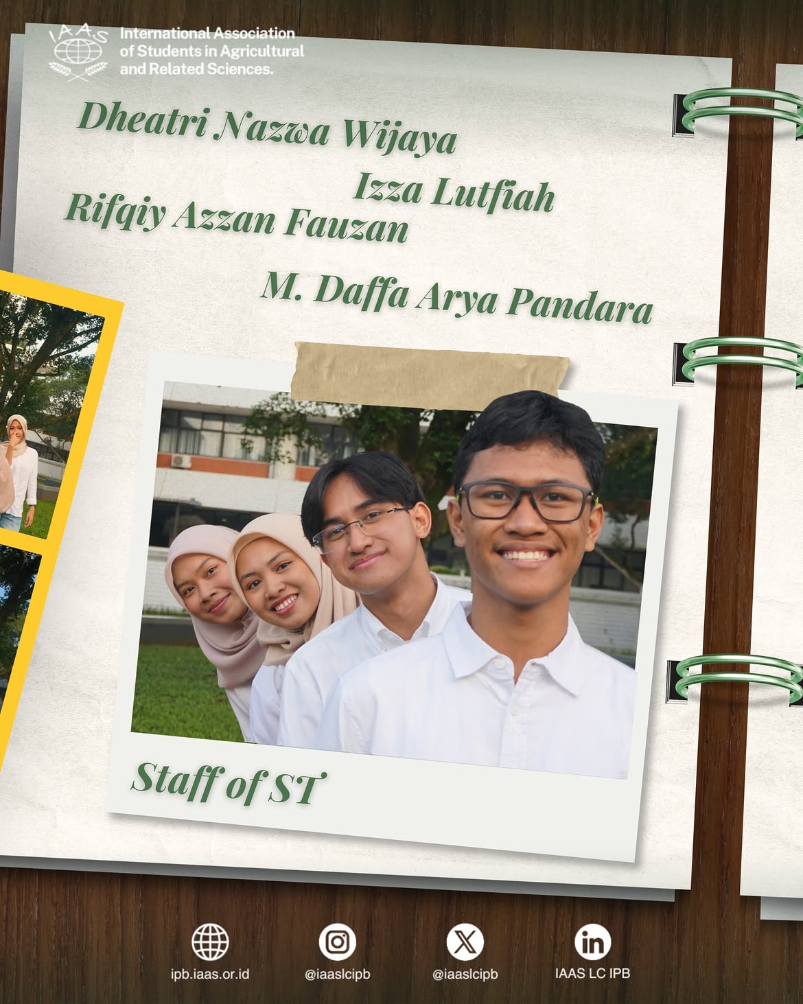 [𝗠𝗲𝗲𝘁 𝘁𝗵𝗲 𝗦𝗰𝗶𝗲𝗻𝘁𝗶𝗳𝗶𝗰 𝗣𝗶𝗹𝗹𝗮𝗿𝘀 𝗼𝗳 𝗥𝗲𝘀𝗶𝗹𝗜𝗔𝗔𝗦: 𝗦𝗧 𝗗𝗲𝗽𝗮𝗿𝘁𝗺𝗲𝗻𝘁]